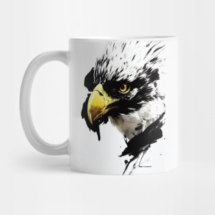 Eagle Bald Wild Nature Free Spirit Art Brush Painting Mug